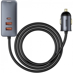 Автомобільний зарядний пристрій Baseus Share Together PPS Fast Charging Hub 120W Grey (CCBT-B0G)