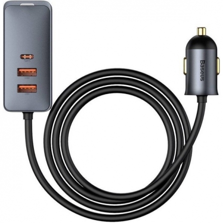 Автомобільний зарядний пристрій Baseus Share Together PPS Fast Charging Hub 120W Grey (CCBT-B0G)