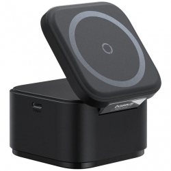 Бездротовий зарядний пристрій Baseus MagPro 2-in-1 Magnetic Wireless Charger 25W Black (P10264100121-00)