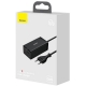 Мережевий зарядний пристрій Baseus GaN5 Pro Desktop Fast Charger 1U+2C+HDMI 67W with 1.5m power cord EU Black