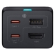 Мережевий зарядний пристрій Baseus GaN5 Pro Desktop Fast Charger 1U+2C+HDMI 67W with 1.5m power cord EU Black