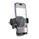 Автотримач для телефона BOROFONE BH120 Delightful one-button car holder (air outlet) Black Gray