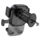 Автотримач для телефона BOROFONE BH120 Delightful one-button car holder (air outlet) Black Gray