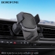 Автотримач для телефона BOROFONE BH120 Delightful one-button car holder (air outlet) Black Gray