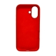 Чохол для смартфона Silicone Full Case AA Open Cam for Apple iPhone 16 21,Rose Red