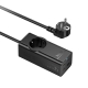 Мережевий подовжувач HOCO NS9 Wisdom 1-position (PD67W/3C1A) desktop socket (EU/GER) Black