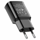 Мережевий зарядний пристрій HOCO C88A Star round dual port charger 12W Black