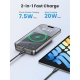 Зовнішній акумулятор (павербанк) UGREEN PB561 10000mAh 20W Black (25919)