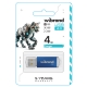 Флеш-накопичувач Wibrand USB 2.0 Cougar 4Gb Blue