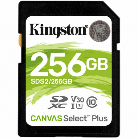 Карта пам'яті SDXC (UHS-1 U1) Kingston Canvas Select Plus 256Gb class 10 V10 (R-100MB/s)