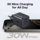 Зарядное устройство UGREEN X515 GaNInfiniti 30W Fast Charger 3-Port