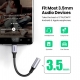 Адаптер UGREEN AV161 USB-C to jack 3.5mm Black (80154)