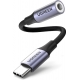 Адаптер UGREEN AV161 USB-C to jack 3.5mm Black (80154)
