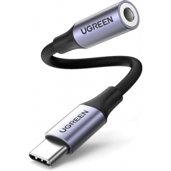 Адаптер UGREEN AV161 USB-C to jack 3.5mm Black (80154)