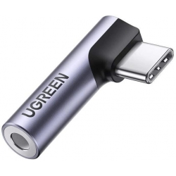 Адаптер UGREEN AV154 USB-C to jack 3.5mm Black (80384)