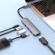 Мультипортовий адаптер Hoco HB27 Type-C to HDTV+USB3.0+USB2.0х2+PD (6931474769329)