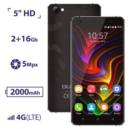 

Oukitel C5 Pro Black, Черный