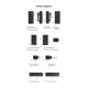 Бездротова мікрофонна система Ulanzi Vijim A100 Wireless Lavalier Microphone Type C (UV-A014A A100)