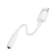 Перехідник BOROFONE BV22 Lemon external sound card USB-A to 3.5 White