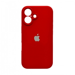 Чохол для смартфона Silicone Full Case AA Camera Protect for Apple iPhone 16 21,Rose Red