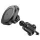 Автотримач для телефона HOCO H28 Rainbow ring magnetic car holder(air outlet) Black