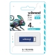 Флеш-накопичувач Wibrand USB 2.0 Chameleon 4Gb Blue