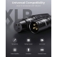 Аудiоконектор UGREEN AV162 Cannon Female Connector(UGR-80440)