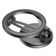 Автотримач для телефона BOROFONE BH114 Star metal ring magnetic car holder (center console) Metal Gray
