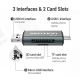 Кардридер Vention USB3.0 Multi-function Card Reader Gray Metal Type (CCHH0)