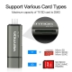 Кардридер Vention USB3.0 Multi-function Card Reader Gray Metal Type (CCHH0)
