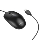 Миша BOROFONE BG17 Morning business wired mouse Black
