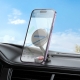 Автотримач для телефона BOROFONE BH126 Ascenso folding rotating car holder (center console) Metal Grey