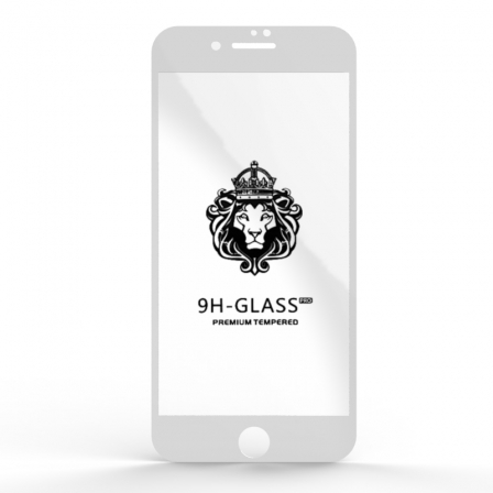Защитное стекло Glass 9H iPhone 7/8 Plus White