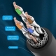 Мережевий кабель Vention Cat.8 SFTP Patch Cable 1.5M Black (IKABG)