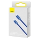 Кабель Baseus Crystal Shine Series Fast Charging Data Cable Type-C to Type-C 100W 2m Blue