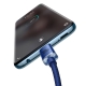 Кабель Baseus Crystal Shine Series Fast Charging Data Cable Type-C to Type-C 100W 2m Blue