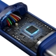 Кабель Baseus Crystal Shine Series Fast Charging Data Cable Type-C to Type-C 100W 2m Blue