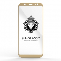 Захисне скло Glass 9H Samsung Galaxy A6 Plus Gold