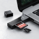 USB-хаб HOCO HB20 Mindful 2-in-1card reader(USB3.0) Black