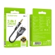 Перехідник BOROFONE BL19 Creator 2-in-1 audio adapter cable 3.5mm Black