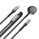 Бездротовий зарядний пристрій HOCO CW54 2-in-1 charging cable iP+iWatch Black