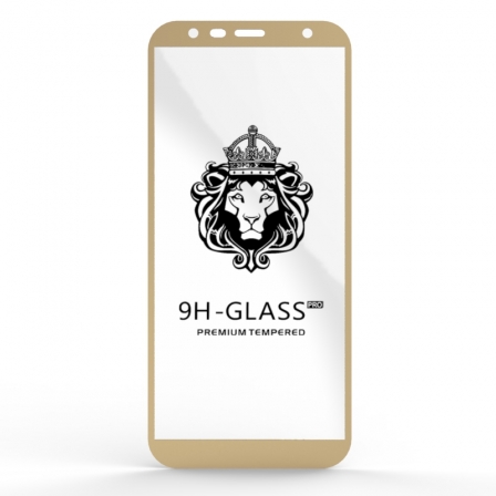 Захисне скло Glass 9H Samsung J6 J610 Gold