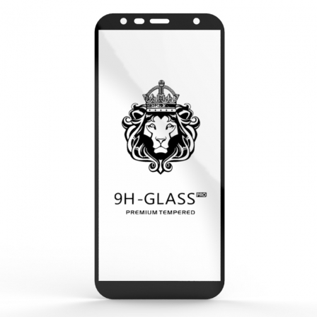 Защитное стекло Glass 9H Samsung J6 J610 Black