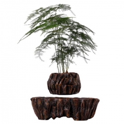 Магнітний левітаційний горщик для рослин HCNT Magnetic Levitating Pot M5B-PW Brown