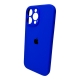 Чохол для смартфона Silicone Full Case AA Camera Protect for Apple iPhone 16 Pro Max 45,Shiny Blue