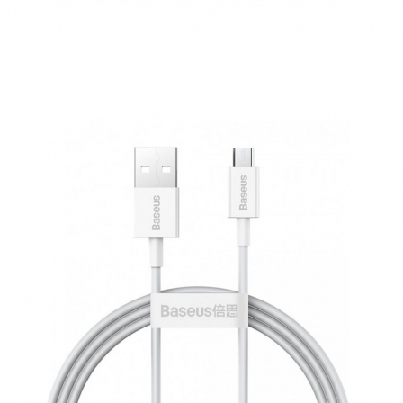 Кабель Baseus Superior Series Fast Charging Data Cable USB to Micro 2A 1m White