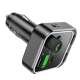 АЗП з FM-модулятором BOROFONE BC53 Highway PD20W+QC3.0 car BT FM transmitter 18W Black