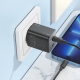 Мережевий зарядний пристрій HOCO N42 Elogiado dual-port PD45W(2C) charger set(C to iP) Black