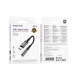 Перехідник BOROFONE BV24 Graceful digital audio converter cable Type-C to 3.5mm Metal Grey