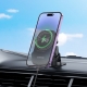 Автотримач для телефона з БЗП BOROFONE BH216 Adelante magnetic wireless fast charging car holder(center console) Black